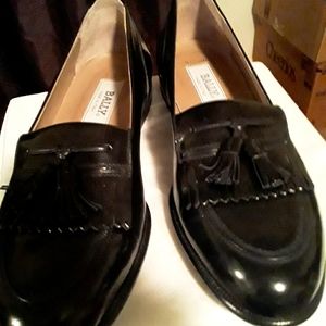 Mens Black Ballys Loafers